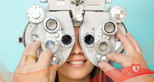 badanie wzroku u optyka