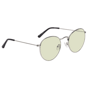 widok z boku na okulary monaco na dzień z filtrem światła niebieskiego