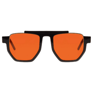 okulary kosmos z czarnymi oprawkami